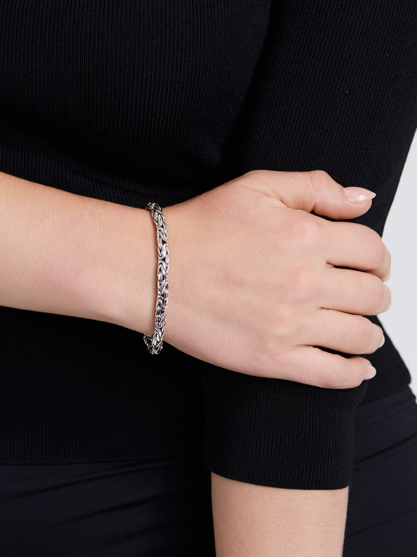 DEVATA Bali Borobudur Chain Bracelet Sterling Silver