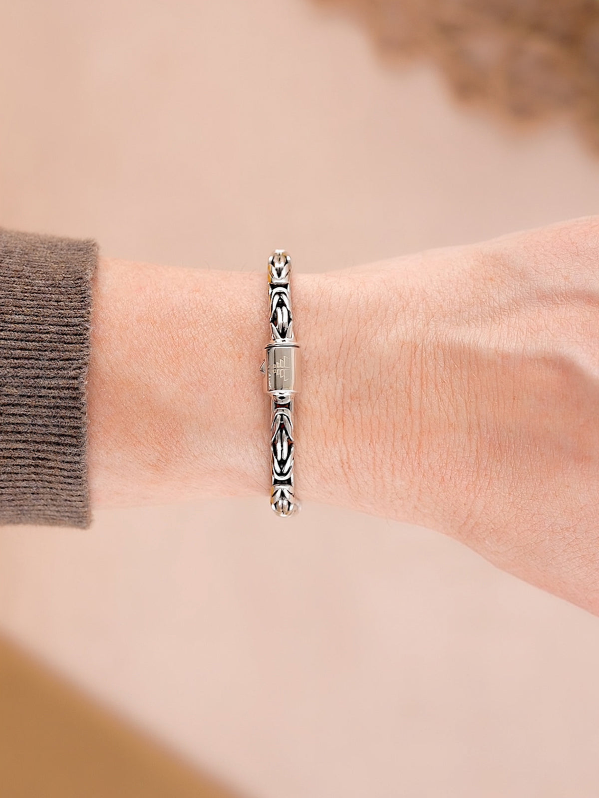 DEVATA Bali Borobudur Chain Bracelet Sterling Silver