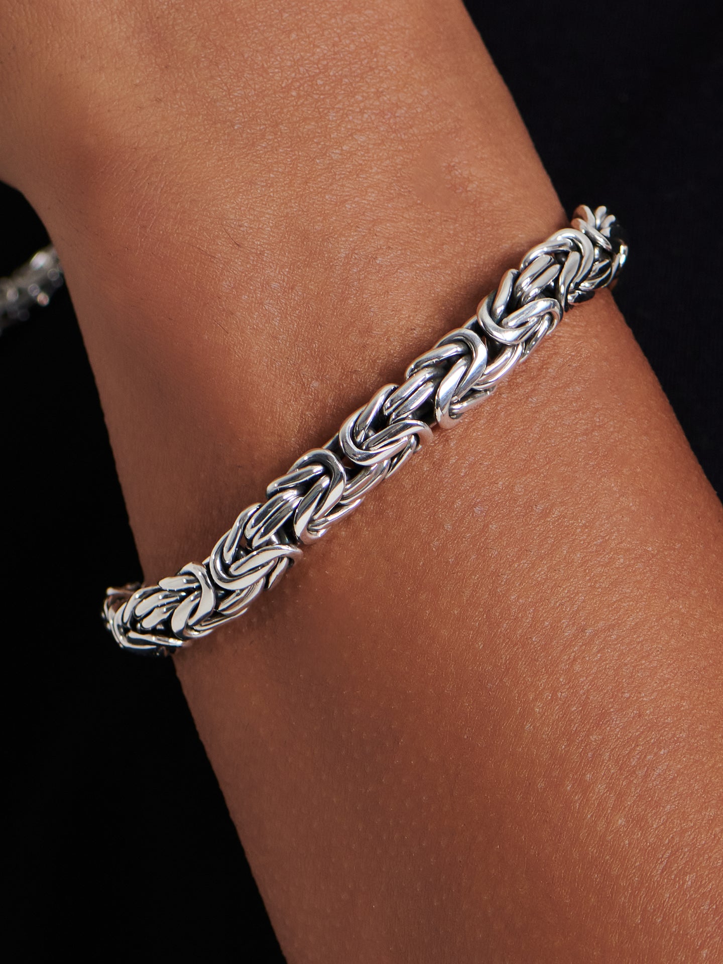 DEVATA Bali Borobudur Chain Bracelet Sterling Silver