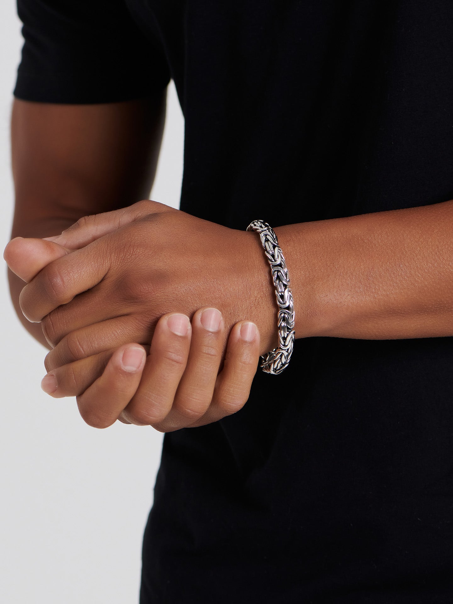 DEVATA Bali Borobudur Chain Bracelet Sterling Silver