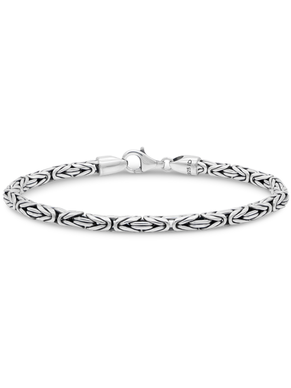 DEVATA Byzantine Chain Bracelet Sterling Silver