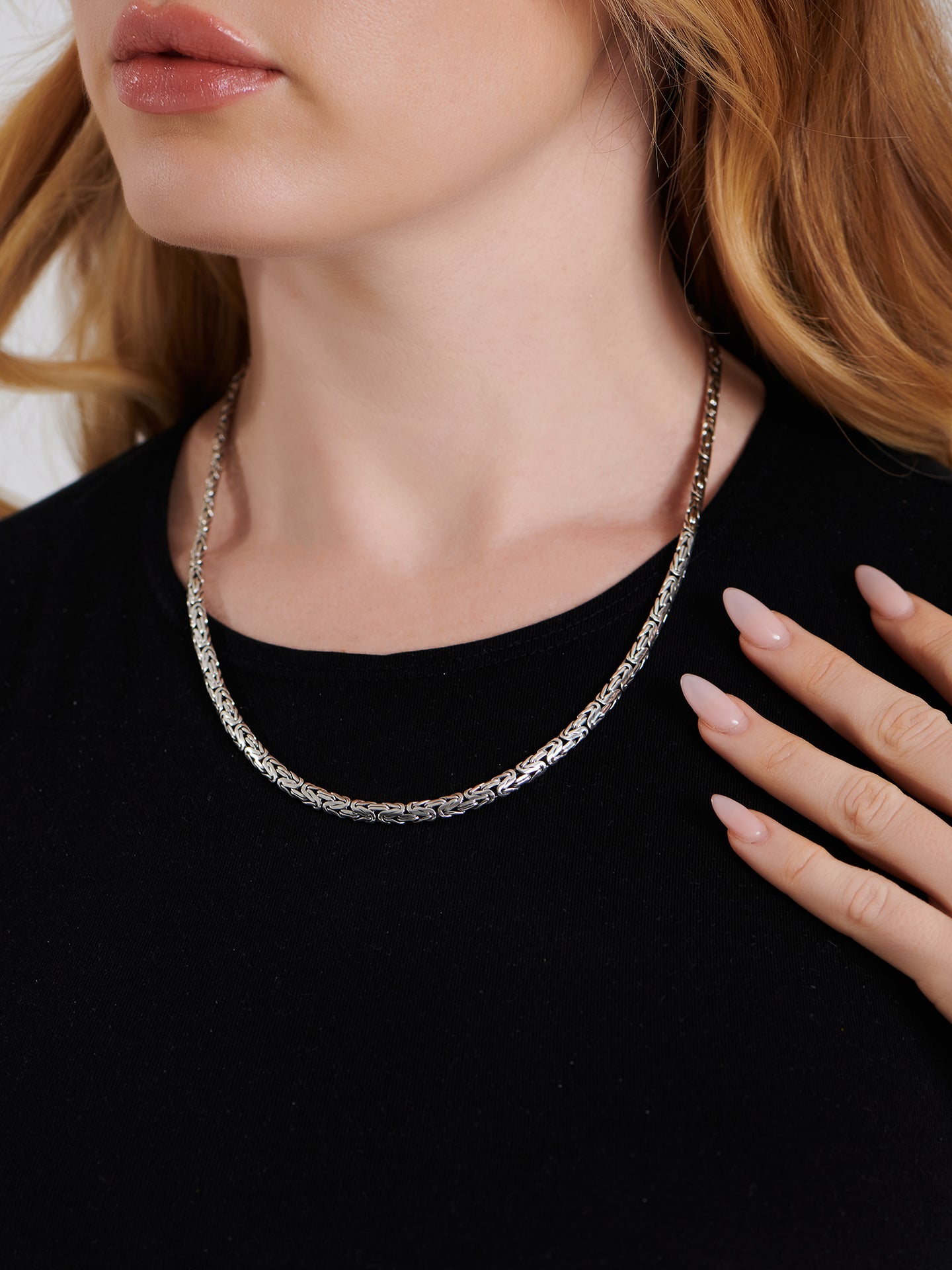 DEVATA Bali Borobudur Chain Necklace Sterling Silver
