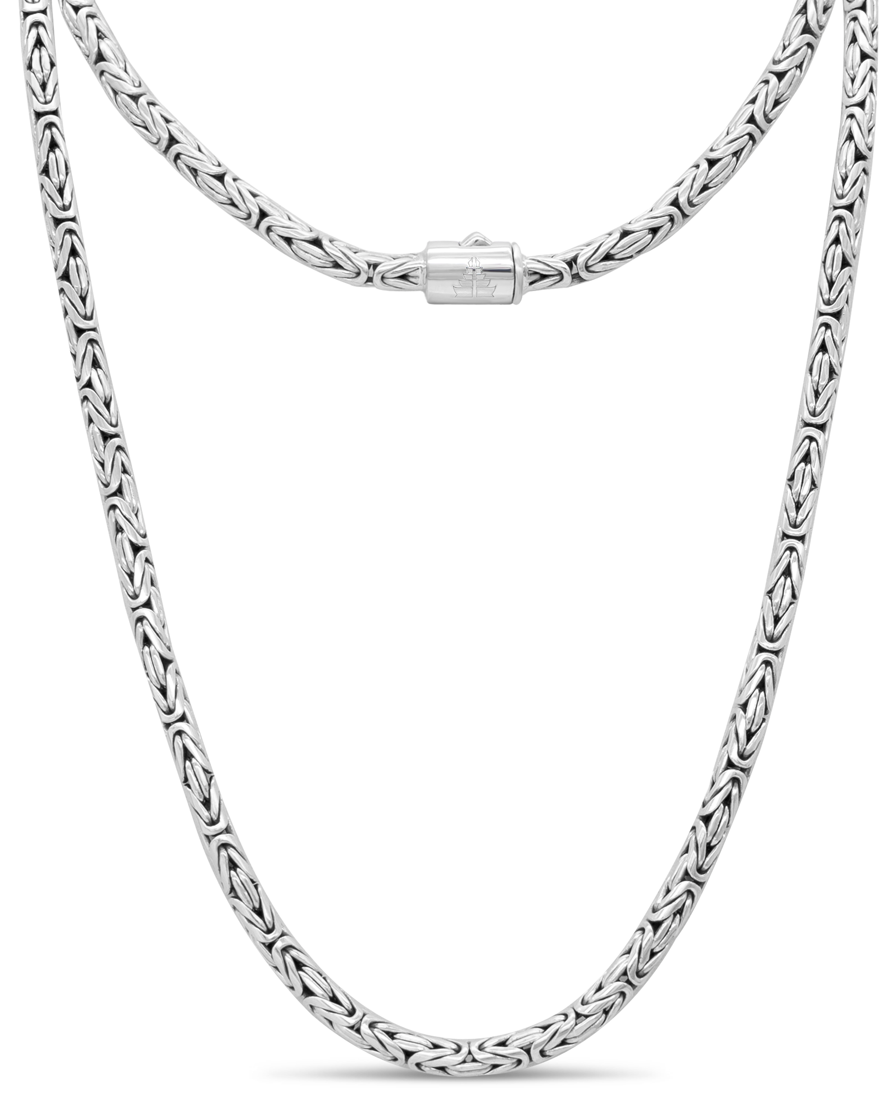 DEVATA Bali Borobudur Chain Necklace Sterling Silver