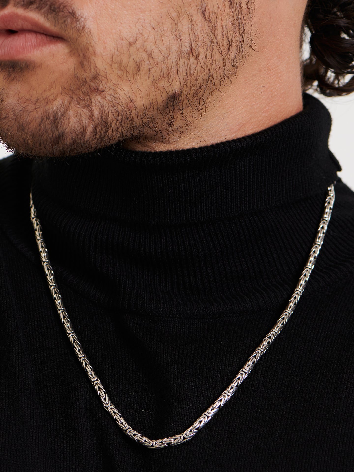 DEVATA Bali Borobudur Chain Necklace Sterling Silver
