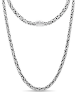 DEVATA Bali Borobudur Chain Necklace Sterling Silver