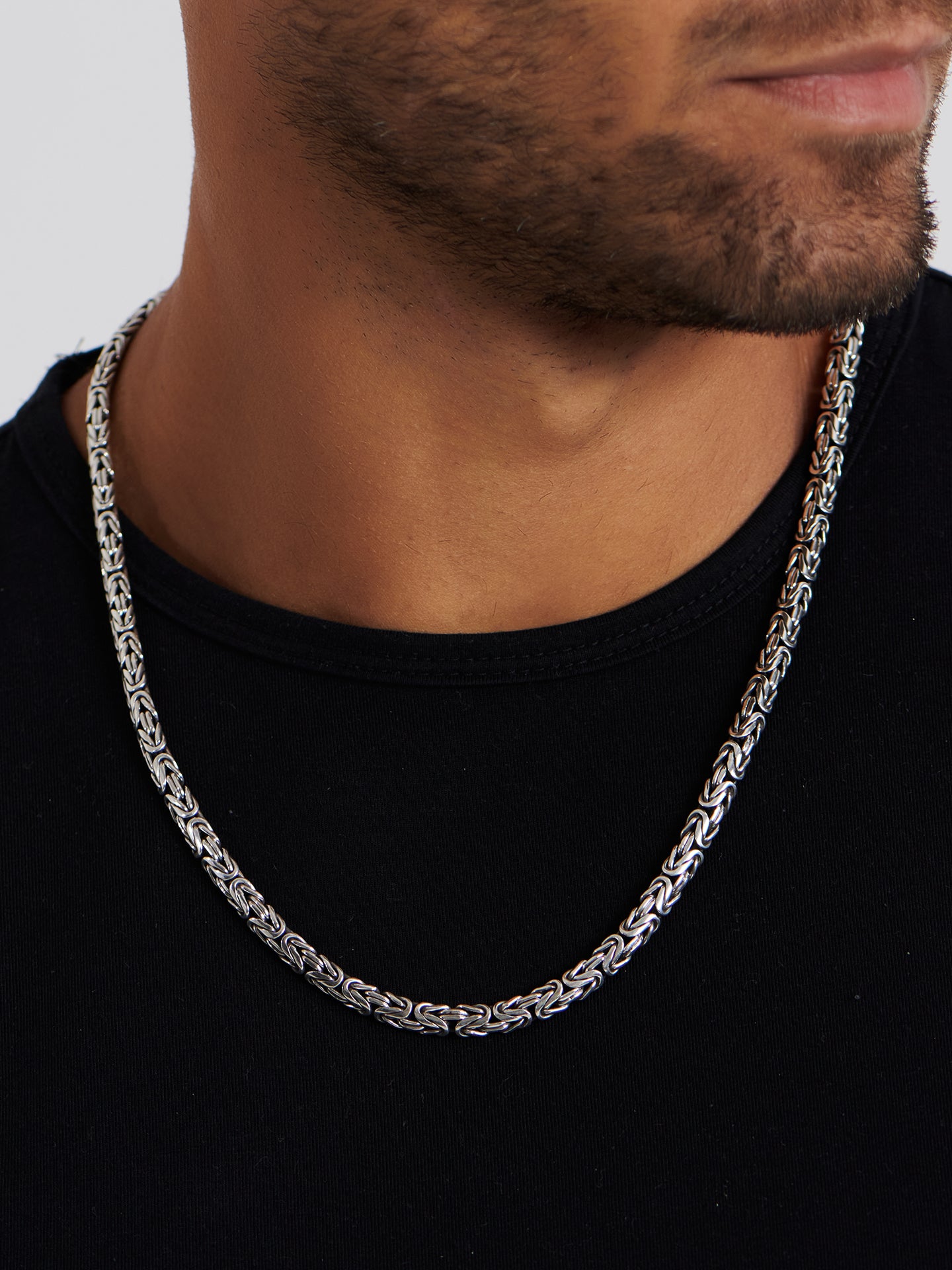 DEVATA Bali Borobudur Chain Necklace Sterling Silver