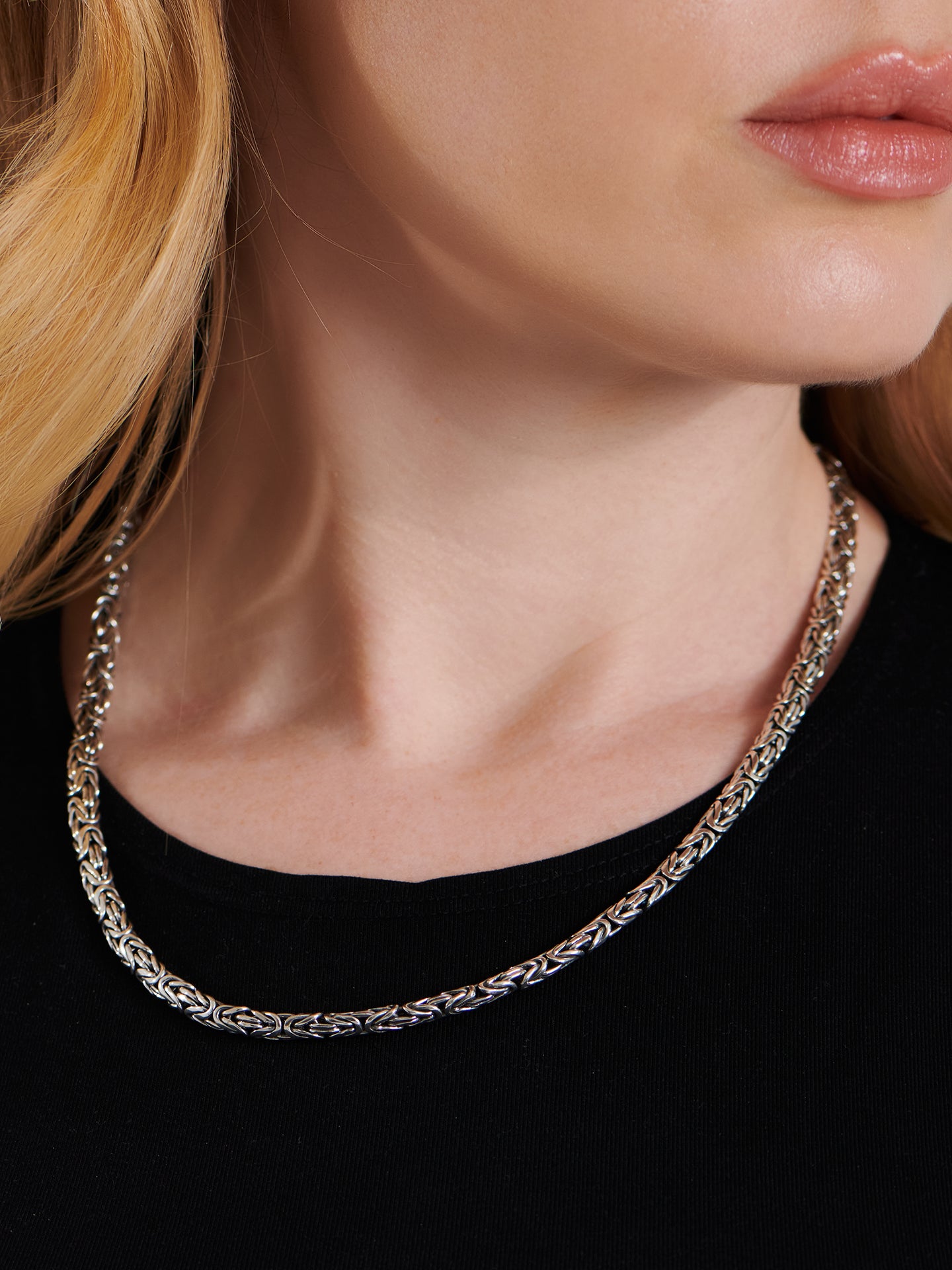 DEVATA Bali Borobudur Chain Necklace Sterling Silver