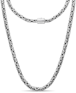 DEVATA Bali Borobudur Chain Necklace Sterling Silver