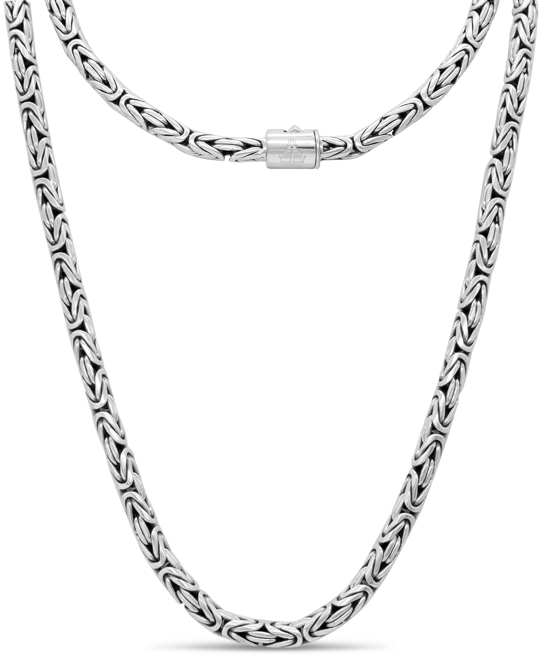 DEVATA Bali Borobudur Chain Necklace Sterling Silver