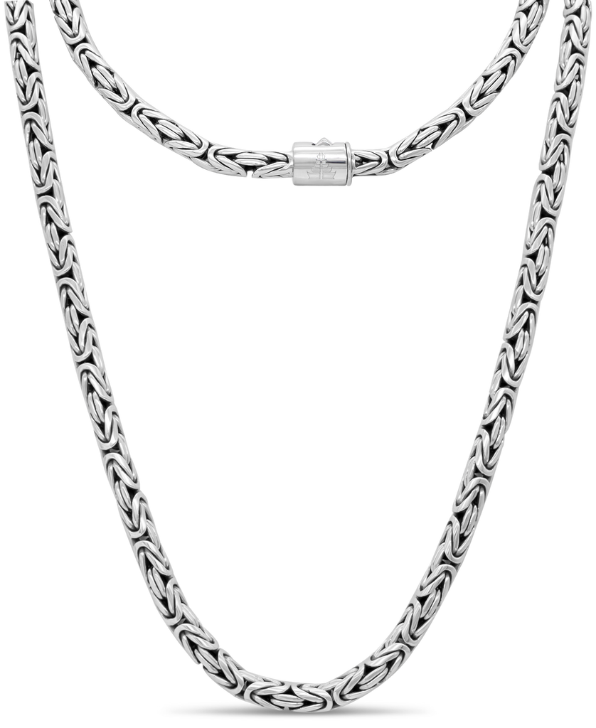 DEVATA Bali Borobudur Chain Necklace Sterling Silver