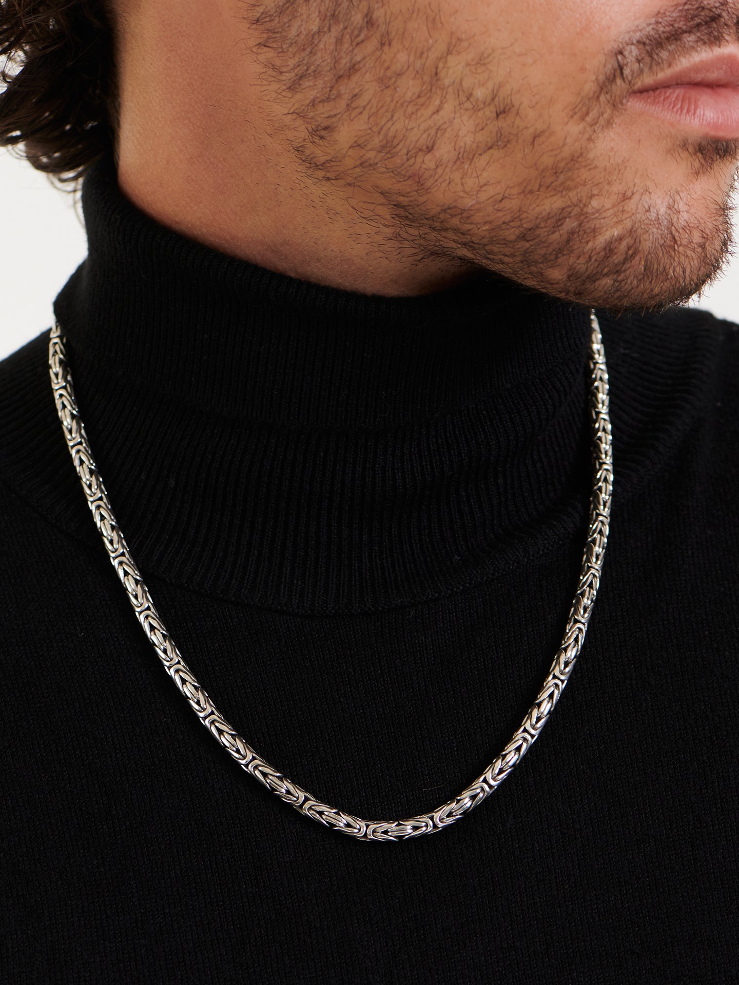 DEVATA Bali Borobudur Chain Necklace Sterling Silver