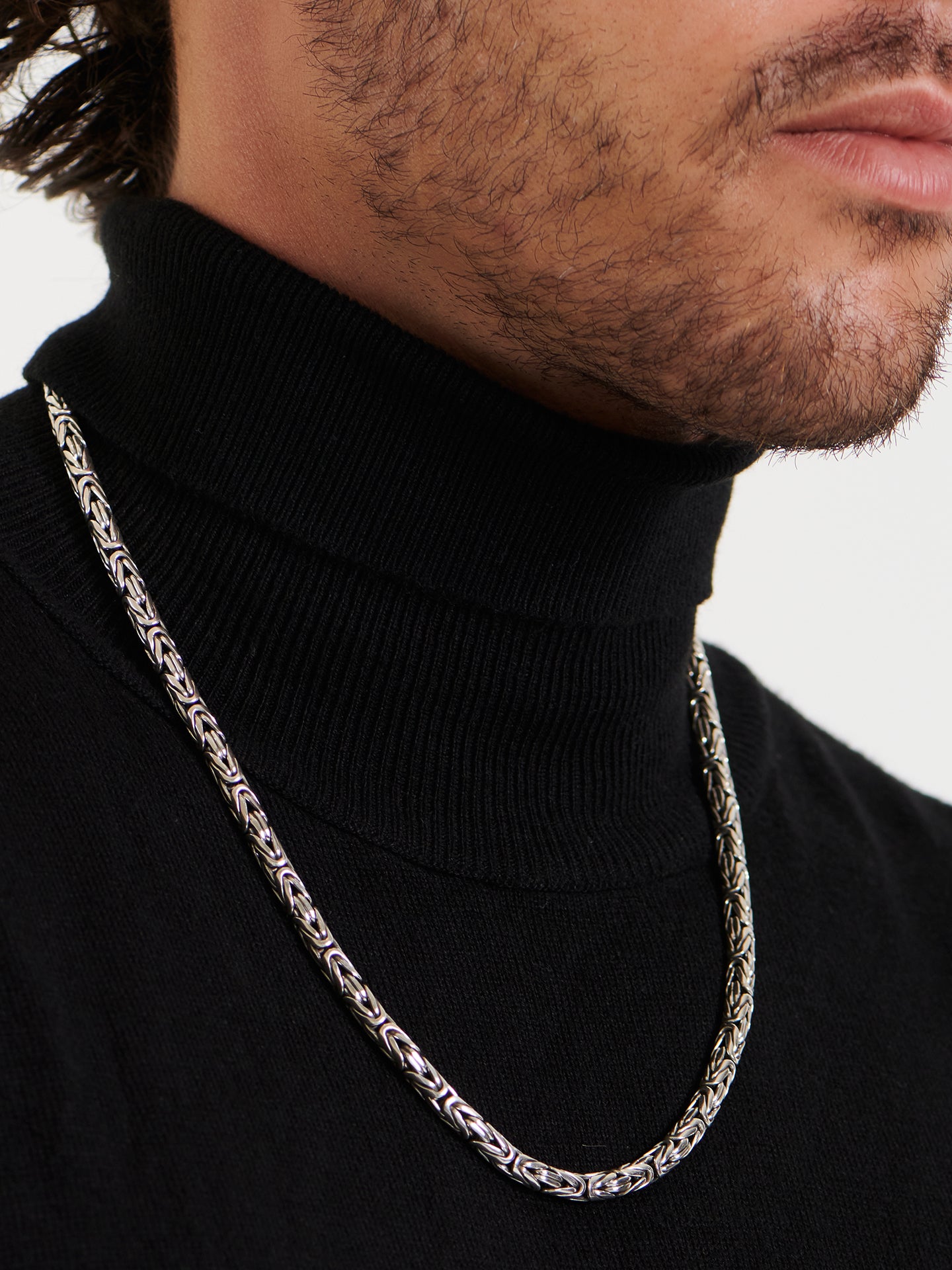 DEVATA Bali Borobudur Chain Necklace Sterling Silver