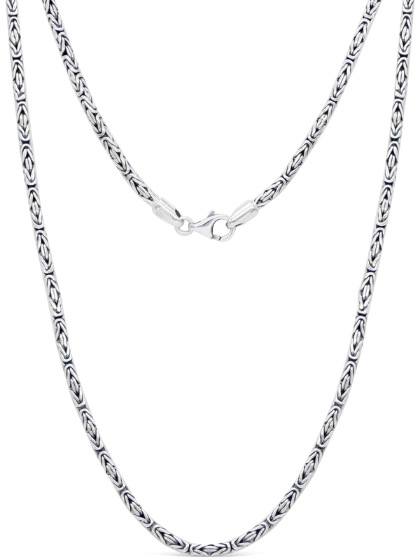 Borobudur Chain Necklace 2.5mm Round