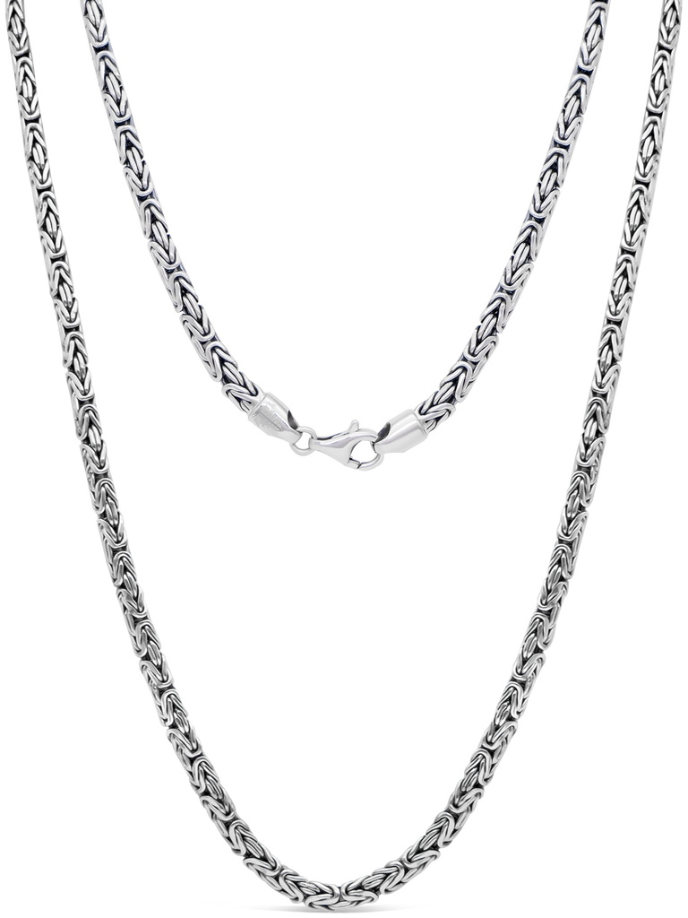 Borobudur Chain Necklace 5mm Oval