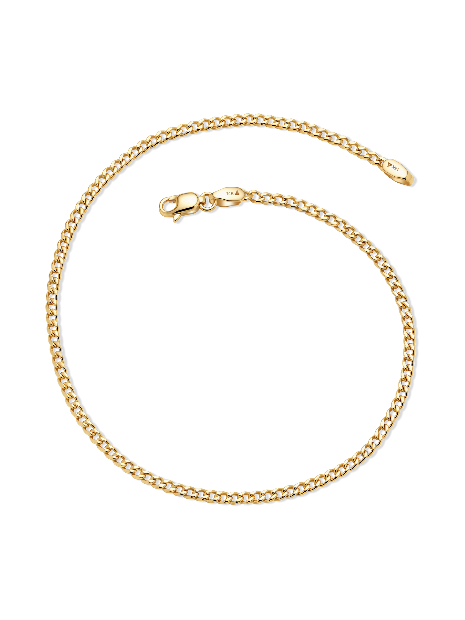 Dainty Cuban Chain Bracelet 2mm