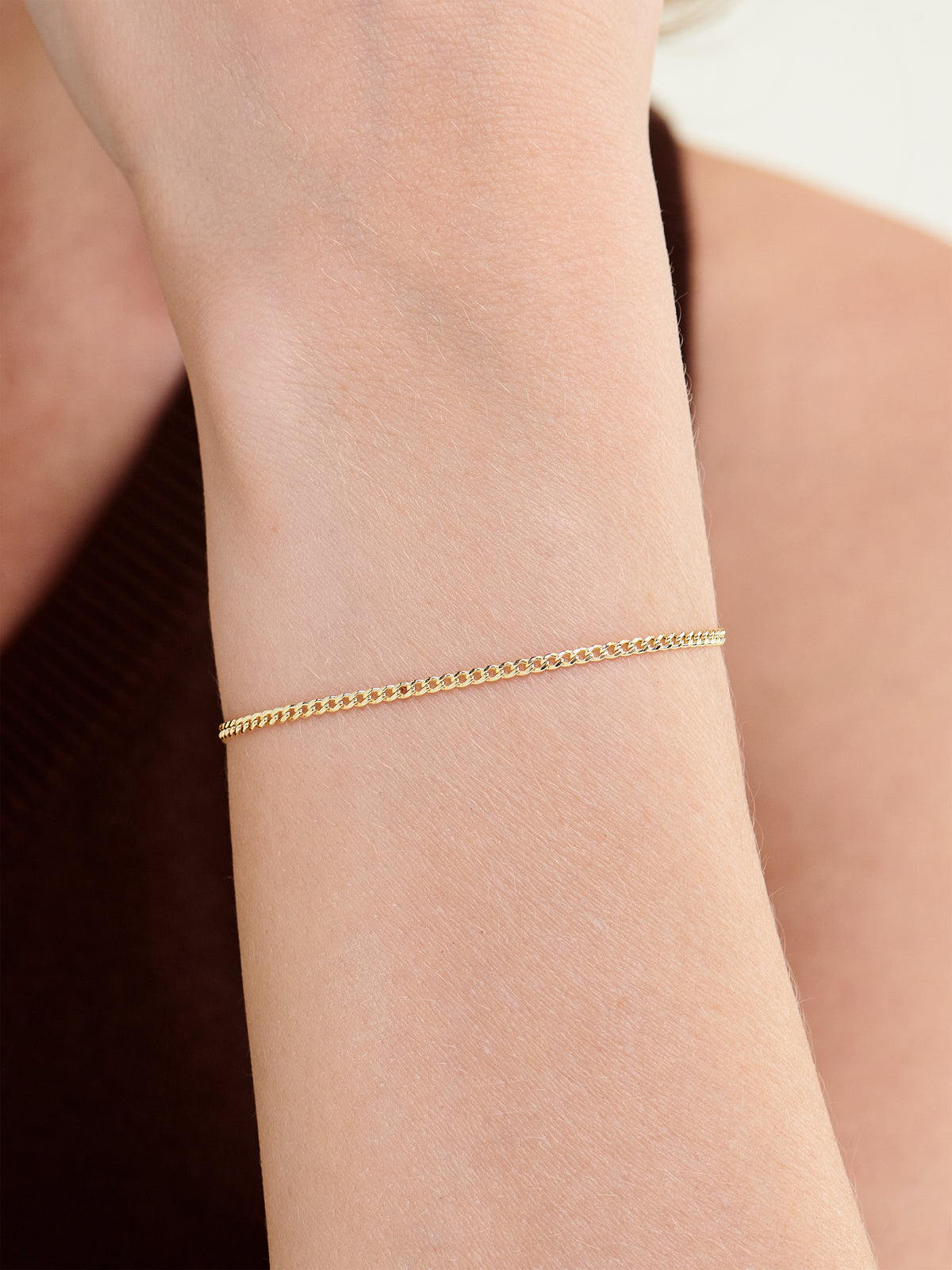 Dainty Cuban Chain Bracelet 2mm