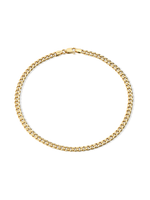 Devata Cuban Chain Bracelet in 14K Gold