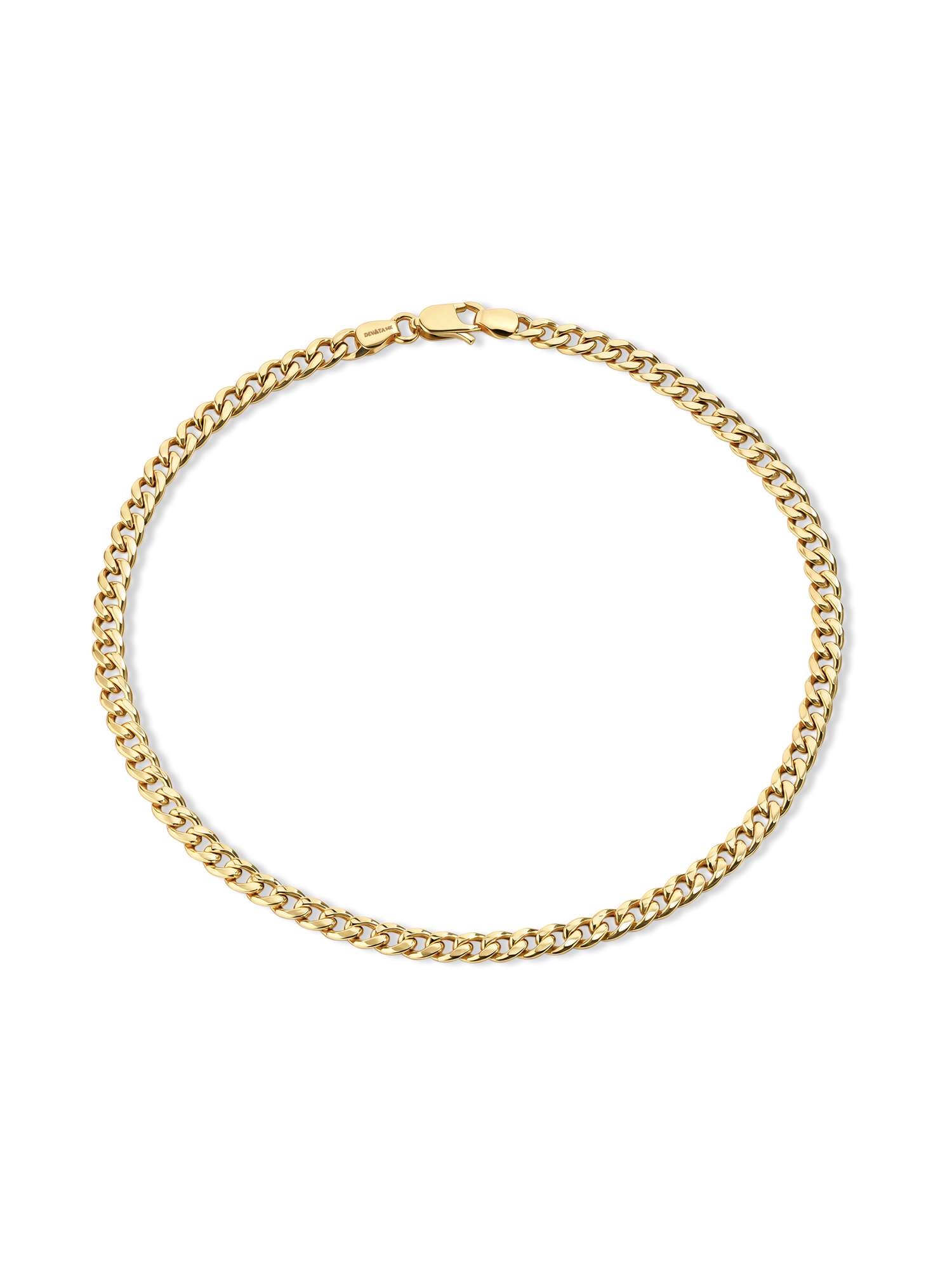 Devata Cuban Chain Bracelet in 14K Gold