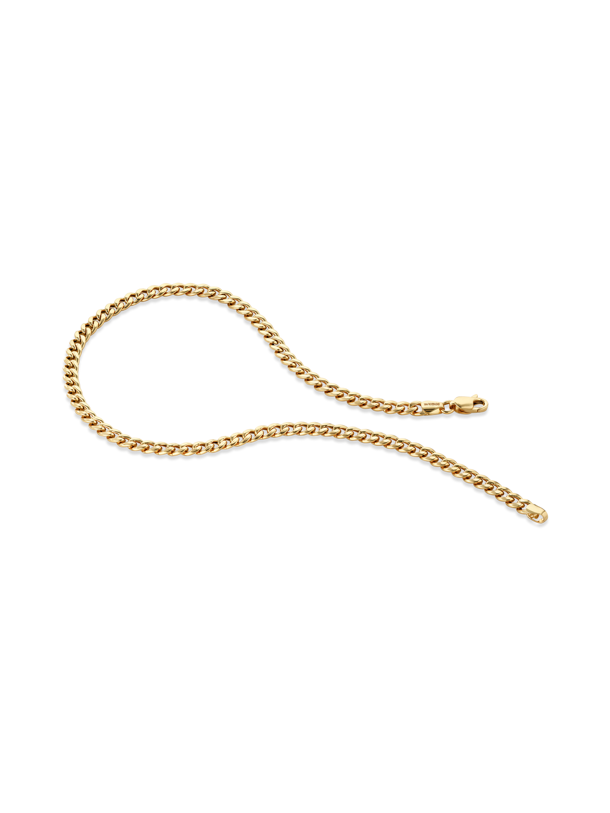 Devata Cuban Chain Bracelet in 14K Gold