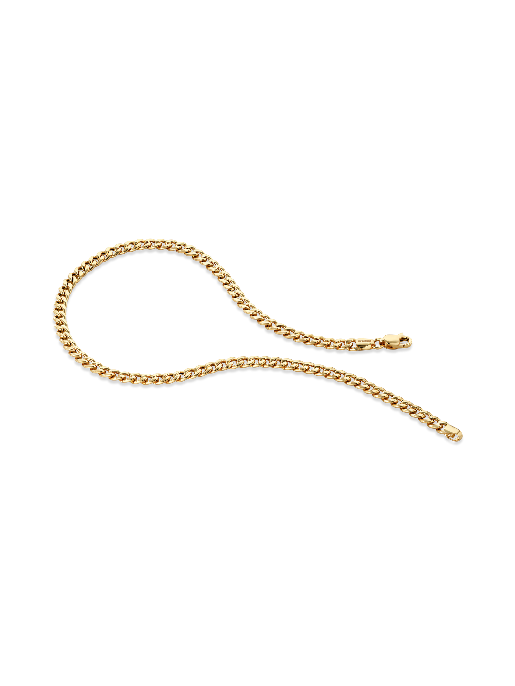 Devata Cuban Chain Bracelet in 14K Gold