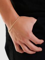 Devata Cuban Chain Bracelet in 14K Gold