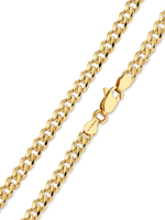 Devata Cuban Chain Bracelet in 14K Gold
