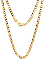DEVATA Cuban chain necklace in 14K Gold