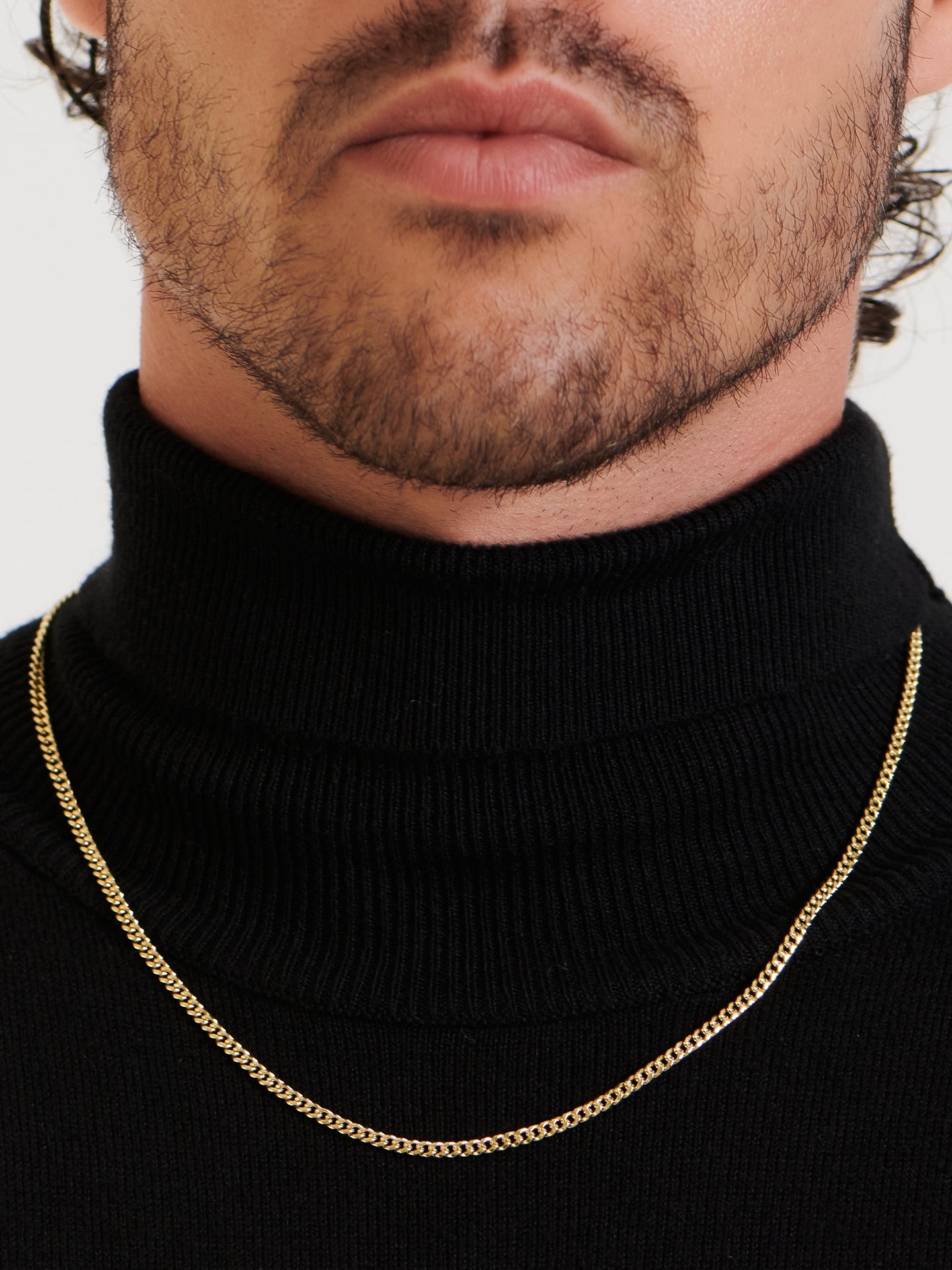DEVATA Cuban chain necklace in 14K Gold
