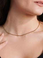 DEVATA Cuban chain necklace in 14K Gold