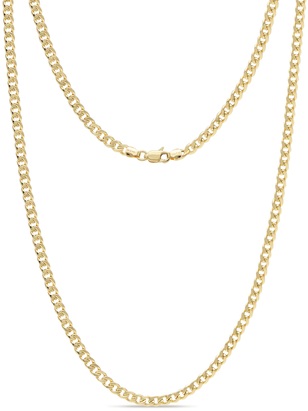 DEVATA Miami Cuban Chain Necklace 14K Gold