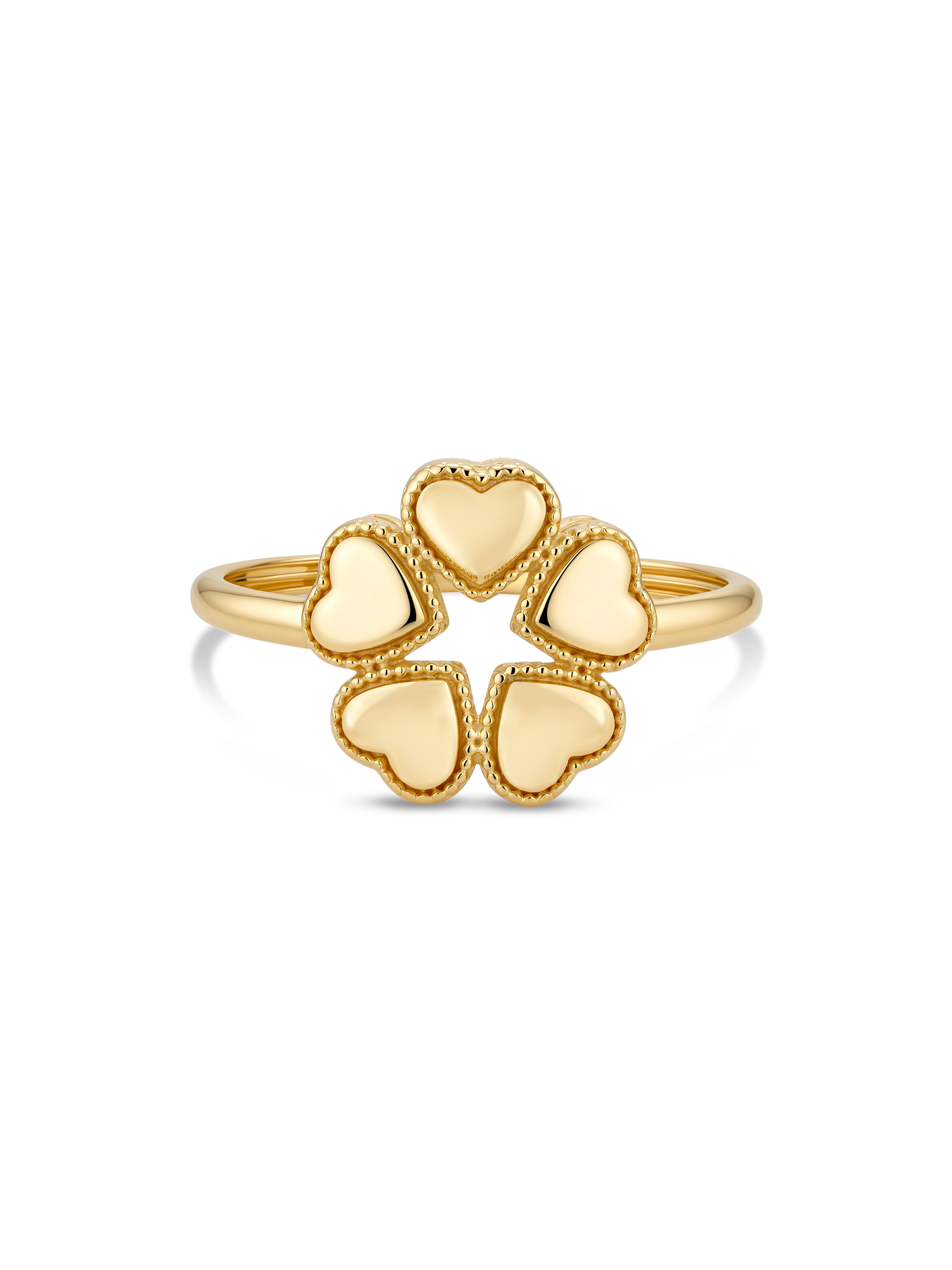 Clover Heart Ring