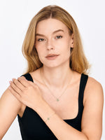 14K Gold Clover Chain Bracelet