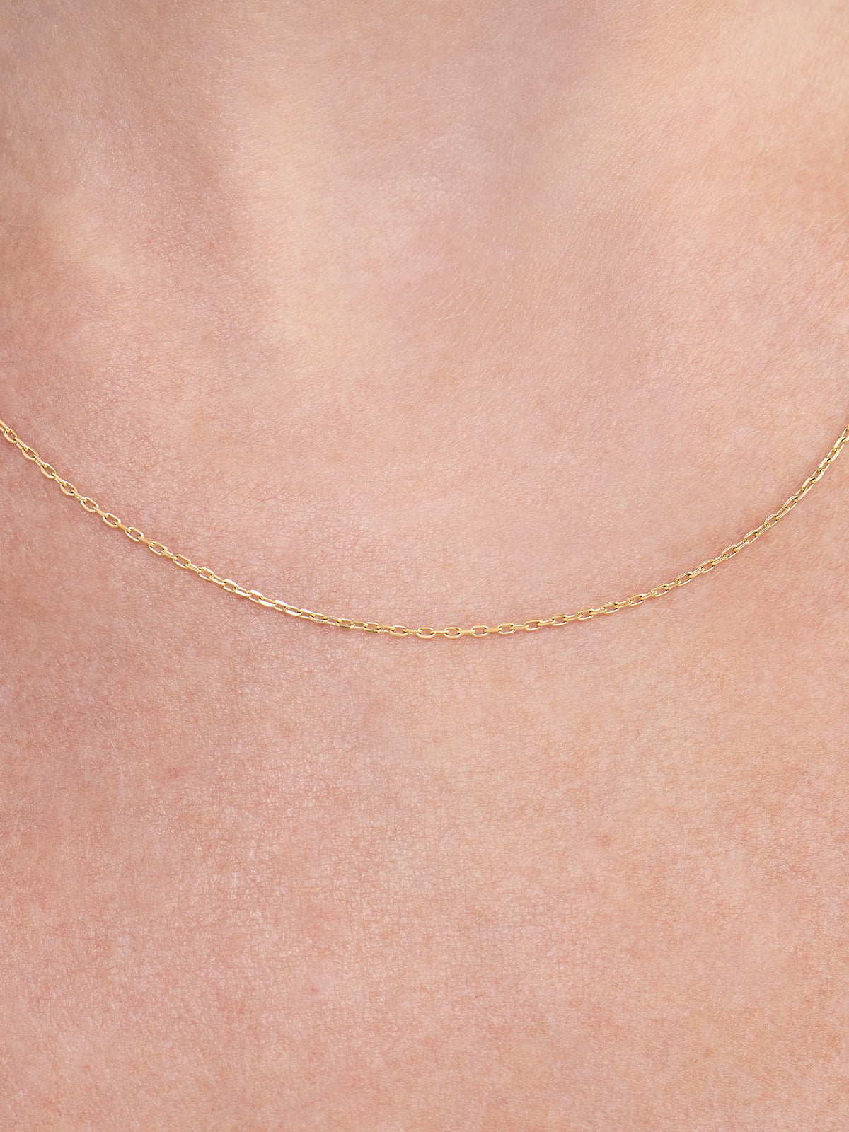 Cable Chain Necklace 1mm