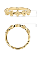 Clover Ring in 14K Gold