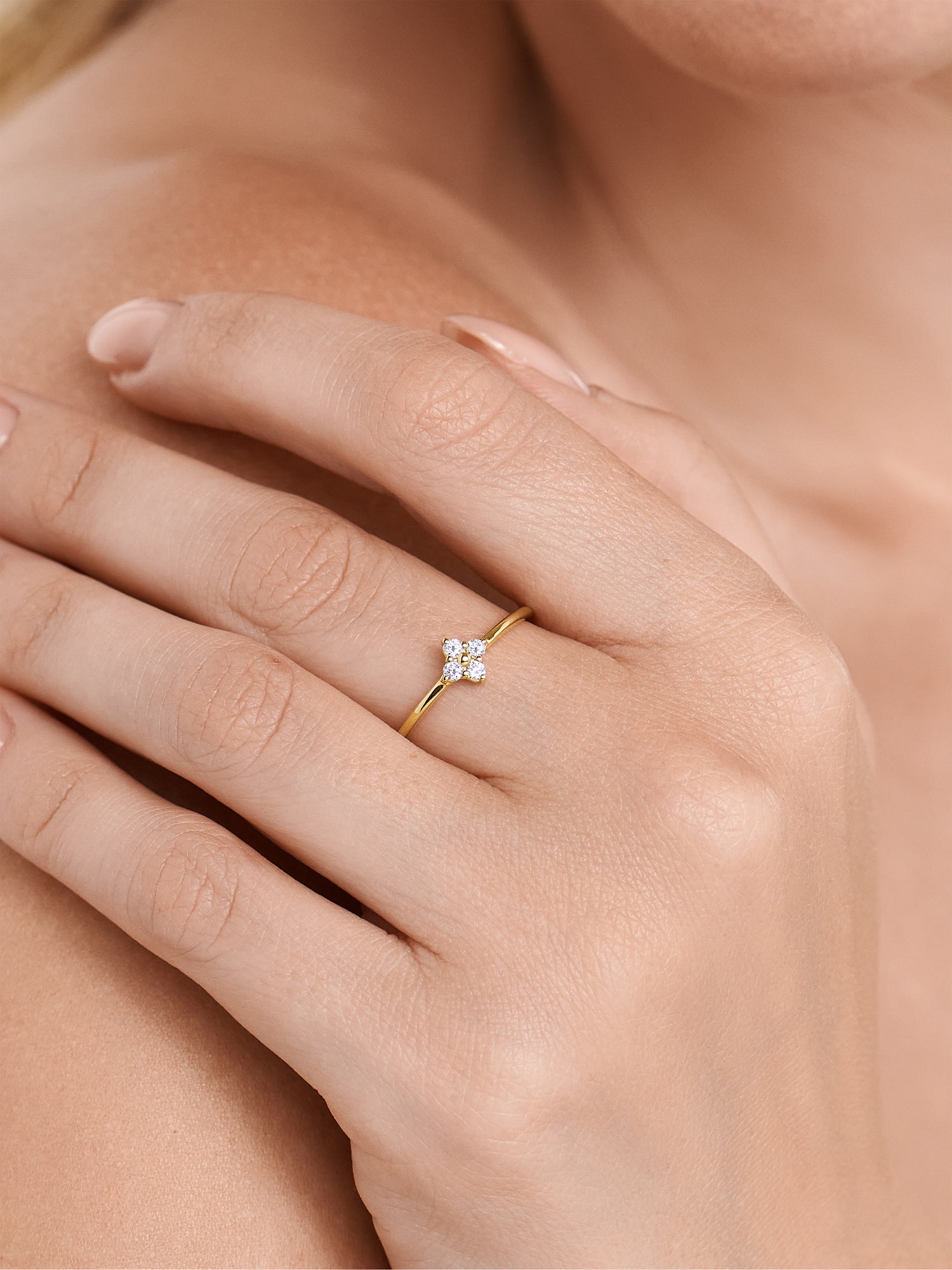Clover Lab Grown Diamond Ring