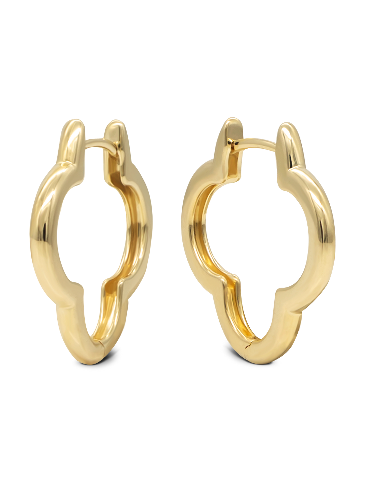 Clover Hoop Earrings