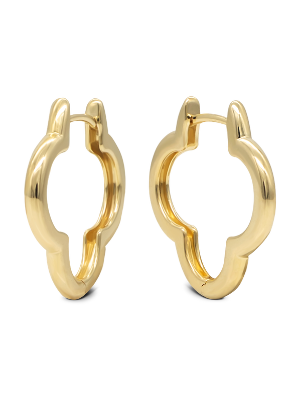 Clover Hoop Earrings
