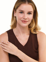 Clover Lab Grown Diamond Stud Earrings in 14K Gold