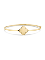 Devata Clover Bangle Bracelet in 14K Gold