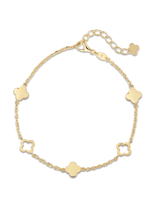 Clover Link Chain Bracelet