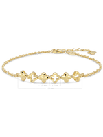 DEVATA Clover Chain Bracelet 14K Gold
