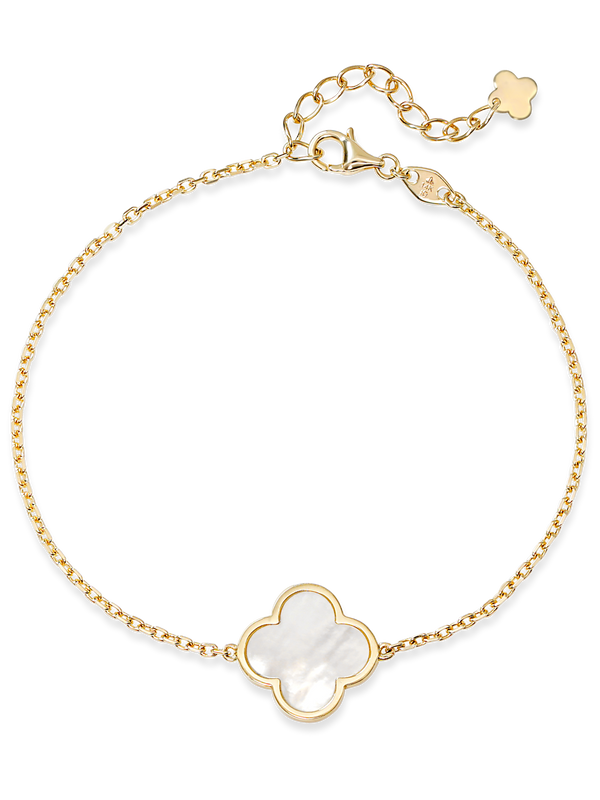 Mother of Pearl Clover Bracelet