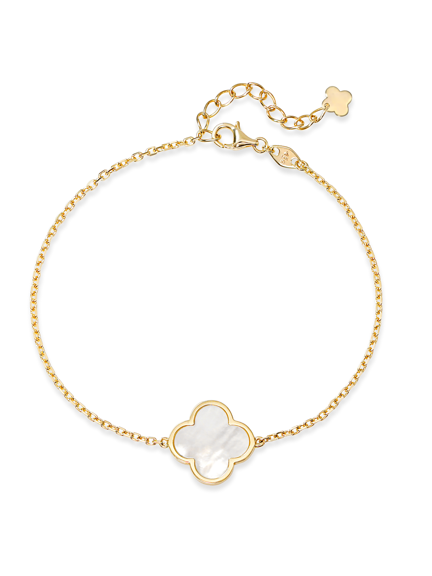 Mother of Pearl Clover Bracelet