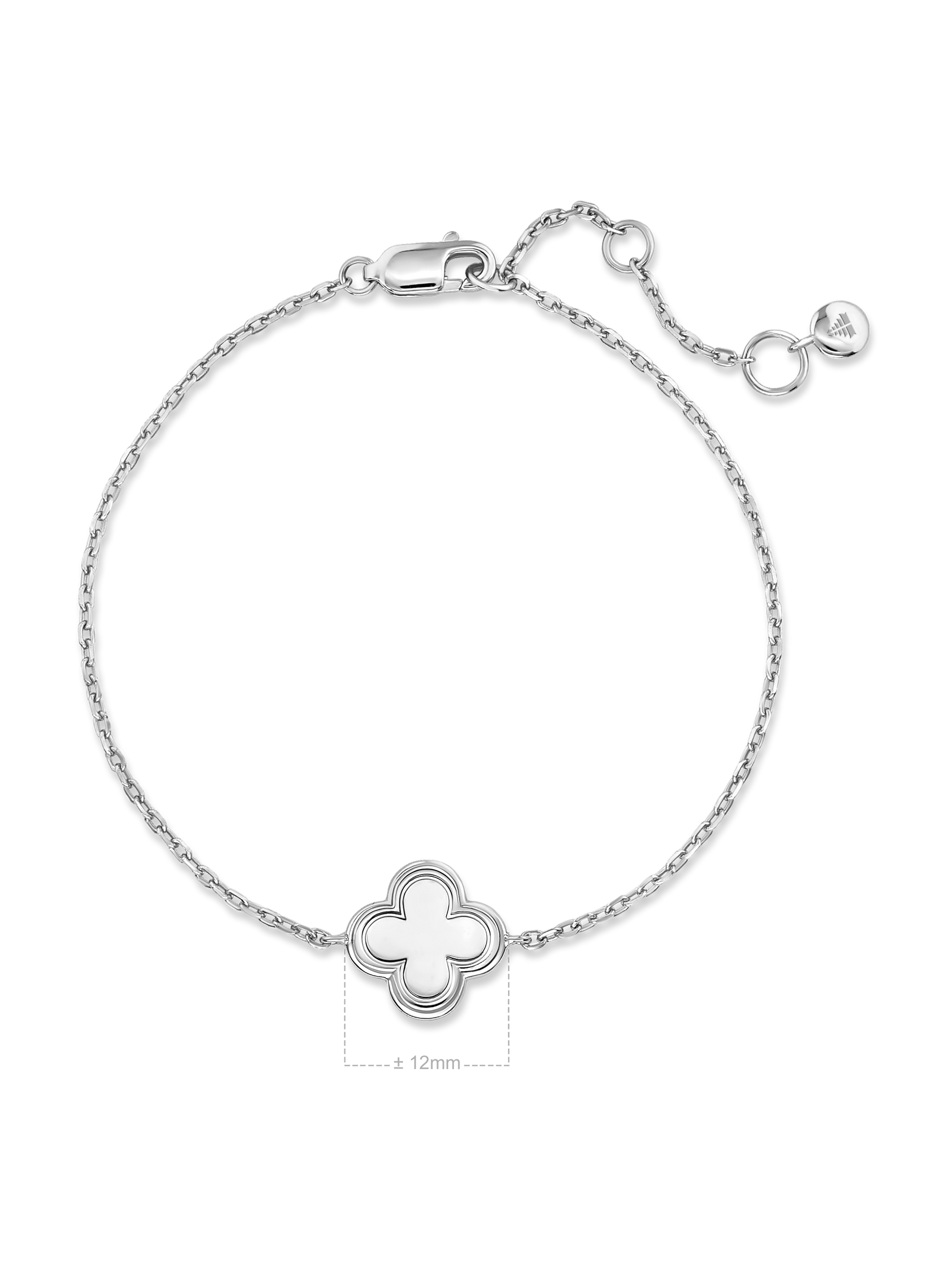 Sterling Silver Clover Chain Bracelet