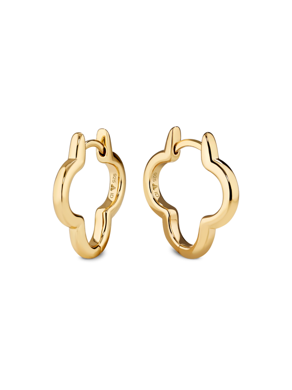 Clover Hoop Earrings