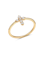 Cross Lab Grown Diamond Ring in 14K Gold
