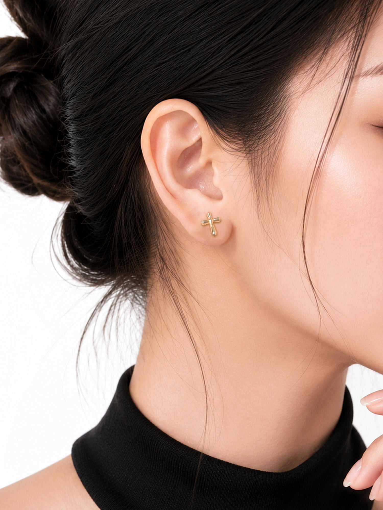 Cross Stud Earrings