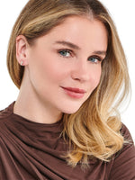 Cross Lab Grown Diamond Stud Earrings in 14K Gold