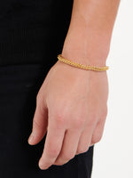 DEVATA Bali Dragon Bone Chain Bracelet Gold Plated Sterling Silver