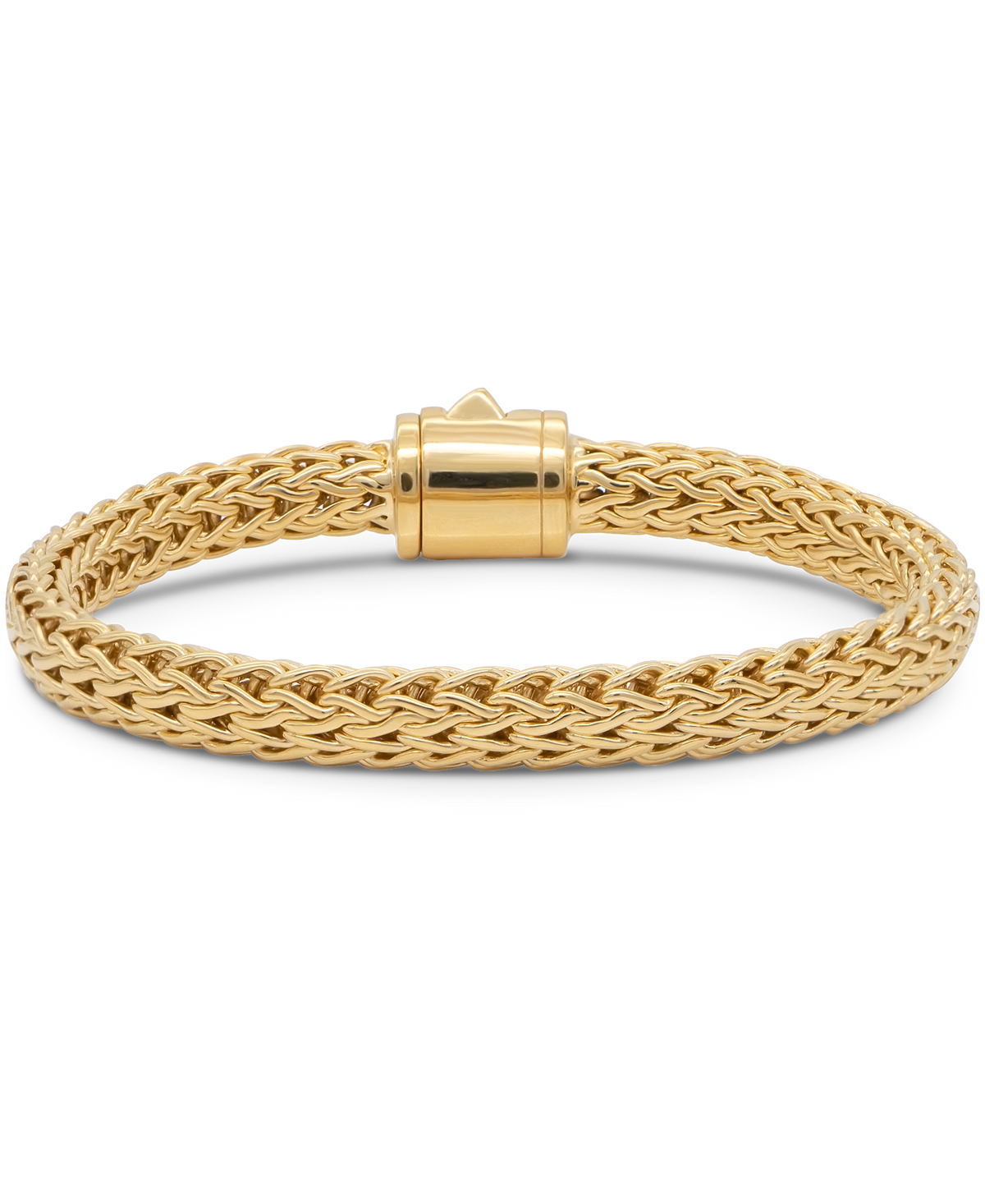 DEVATA Bali Dragon Bone Chain Bracelet Gold Plated Sterling Silver